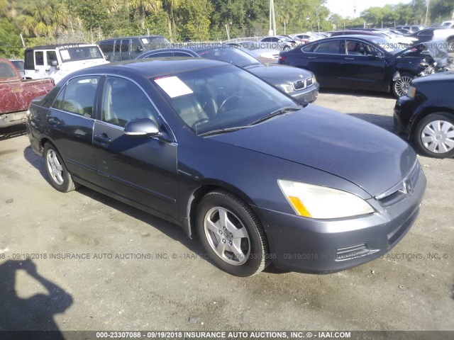 JHMCN36416C003876 - 2006 HONDA ACCORD HYBRID GRAY photo 1