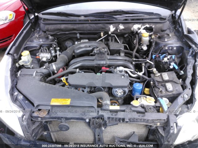 4S4BRBNCXE3275972 - 2014 SUBARU OUTBACK 2.5I LIMITED BLUE photo 10