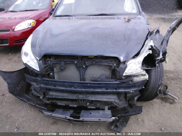4S4BRBNCXE3275972 - 2014 SUBARU OUTBACK 2.5I LIMITED BLUE photo 6