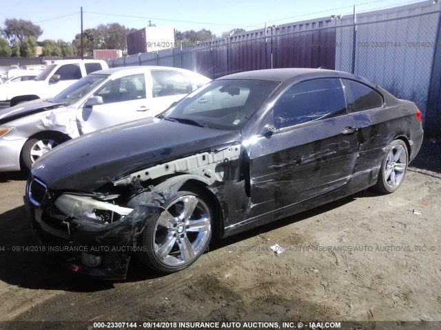 WBAKE5C56BE429578 - 2011 BMW 328 I SULEV BLACK photo 2