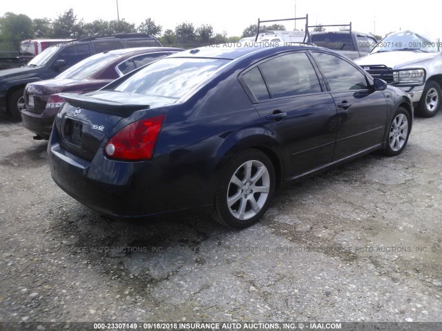 1N4BA41E78C825086 - 2008 NISSAN MAXIMA SE/SL BLUE photo 4