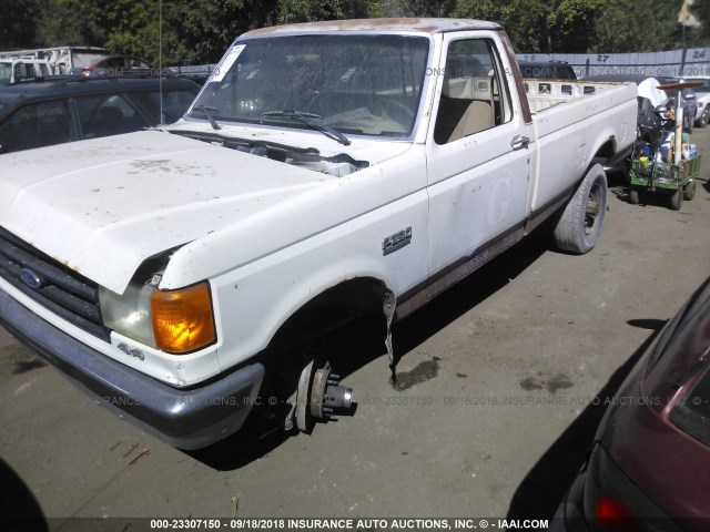 1FTHF26L9HPA57797 - 1987 FORD F250 WHITE photo 2