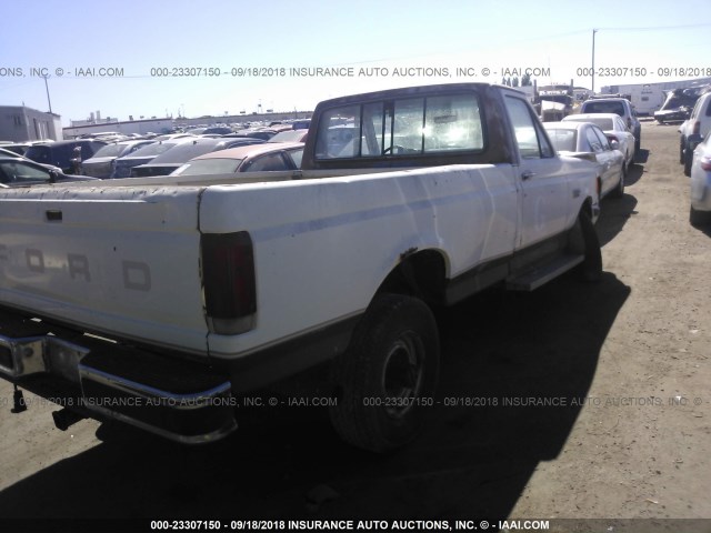 1FTHF26L9HPA57797 - 1987 FORD F250 WHITE photo 4