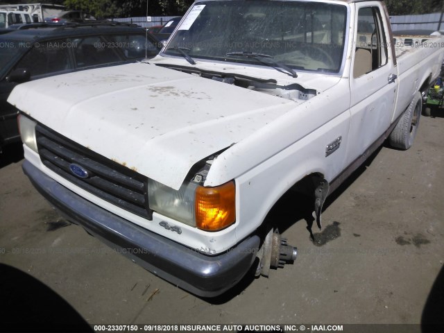 1FTHF26L9HPA57797 - 1987 FORD F250 WHITE photo 6