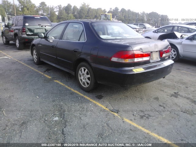 1HGCG66872A065662 - 2002 HONDA ACCORD EX/SE BLACK photo 3