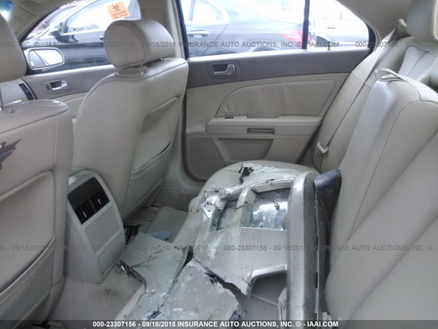 1G6DW677260185962 - 2006 CADILLAC STS GOLD photo 8