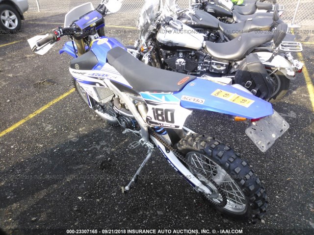 JYACJ19Y6GA000397 - 2016 YAMAHA WR450 F BLUE photo 3