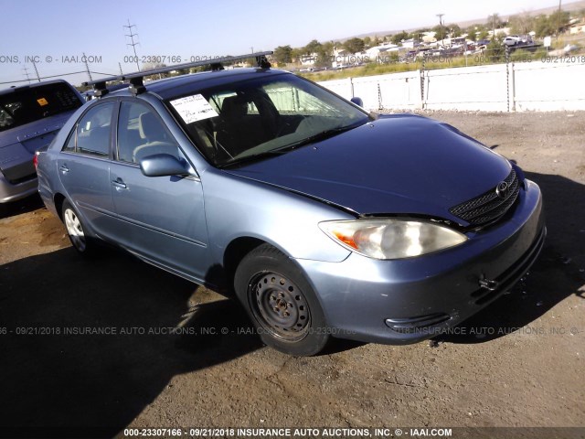 JTDBE32K330161473 - 2003 TOYOTA CAMRY LE/XLE Ашық көк фото 1