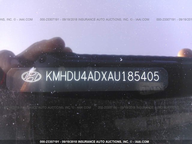 KMHDU4ADXAU185405 - 2010 HYUNDAI ELANTRA BLUE/GLS/SE BLACK photo 9