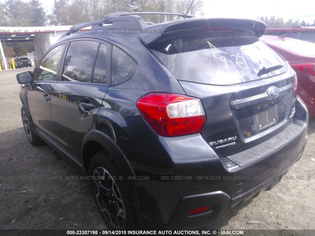 JF2GPAFC7F8328061 - 2015 SUBARU XV CROSSTREK 2.0 PREMIUM GRAY photo 3