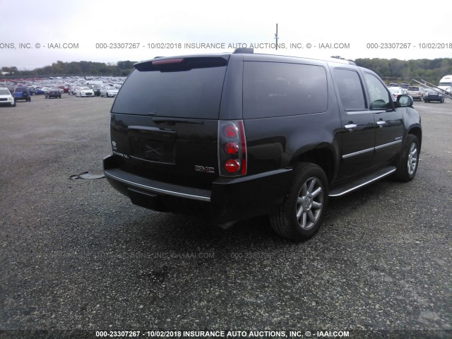 1GKFK06279R237160 - 2009 GMC YUKON XL DENALI BLACK photo 4