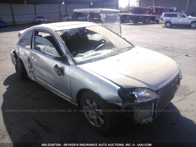 1HGEM21981L027189 - 2001 HONDA CIVIC SI/EX SILVER photo 1