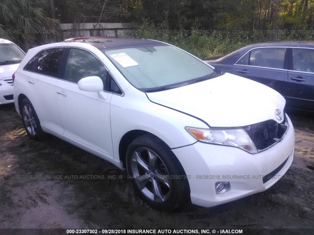 4T3ZK3BB5AU031260 - 2010 TOYOTA VENZA WHITE photo 1