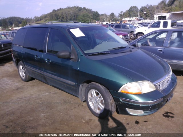 2FMZA52482BB44927 - 2002 FORD WINDSTAR SE GREEN photo 1