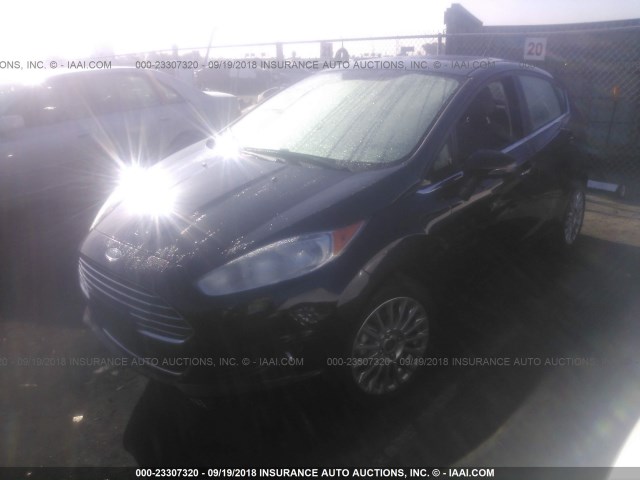 3FADP4FJ9GM205527 - 2016 FORD FIESTA TITANIUM BLACK photo 2