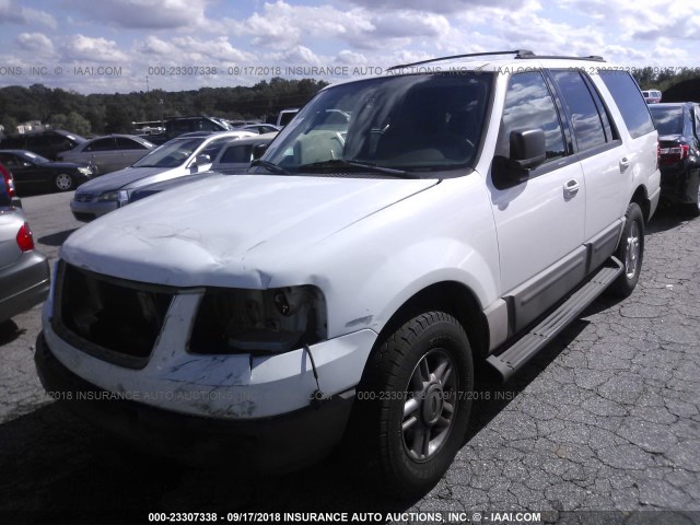 1FMPU15L64LA91058 - 2004 FORD EXPEDITION XLT WHITE photo 2