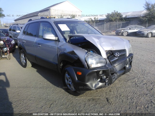 KM8JN12D95U128793 - 2005 HYUNDAI TUCSON GLS/LX SILVER photo 1