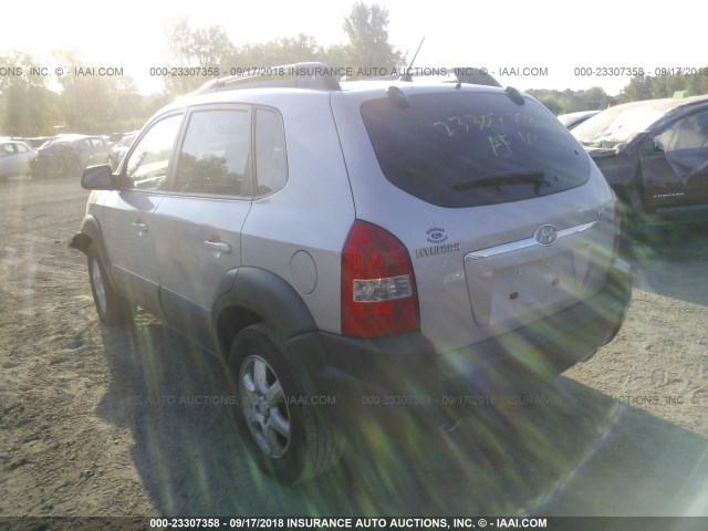 KM8JN12D95U128793 - 2005 HYUNDAI TUCSON GLS/LX SILVER photo 3