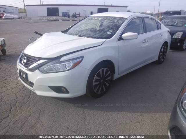 1N4AL3AP6JC214960 - 2018 NISSAN ALTIMA 2.5/S/SV/SL/SR WHITE photo 2