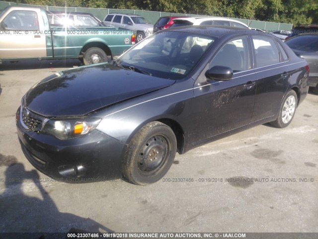 JF1GE61659H515201 - 2009 SUBARU IMPREZA 2.5I GRAY photo 2