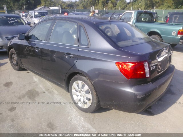 JF1GE61659H515201 - 2009 SUBARU IMPREZA 2.5I GRAY photo 3