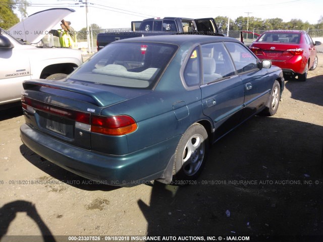 4S3BD4354X7257756 - 1999 SUBARU LEGACY L/30TH ANNIVERSARY L GREEN photo 4