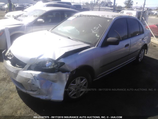 2HGES16354H635791 - 2004 HONDA CIVIC DX VP Gümüş foto 2