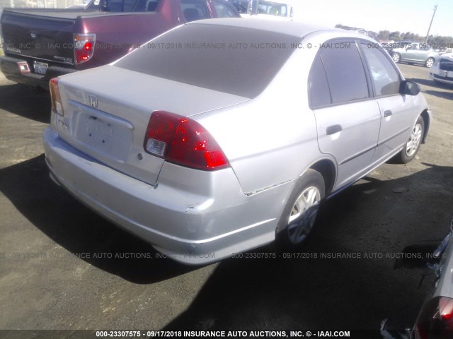 2HGES16354H635791 - 2004 HONDA CIVIC DX VP Gümüş foto 4