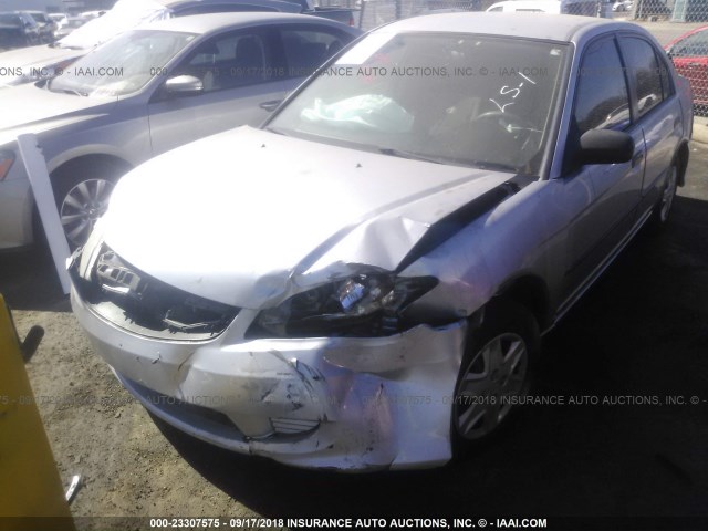 2HGES16354H635791 - 2004 HONDA CIVIC DX VP Gümüş foto 6