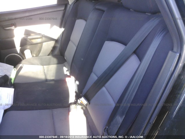 JM1BK34M971686075 - 2007 MAZDA SPEED 3 BLACK photo 8