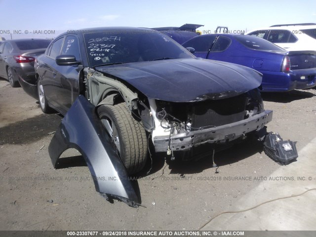 2C3CDXCT0FH854172 - 2015 DODGE CHARGER R/T GRAY photo 6