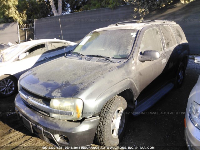 1GNDT13SX42393289 - 2004 CHEVROLET TRAILBLAZER LS/LT 灰色 照片 2