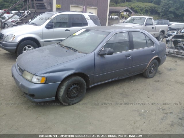 1N4AB41D6WC758798 - 1998 NISSAN SENTRA E/XE/GXE/GLE BLUE photo 2