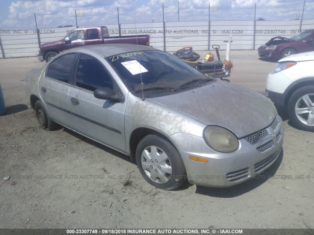 1B3ES26C53D206765 - 2003 DODGE NEON SE SILVER photo 1