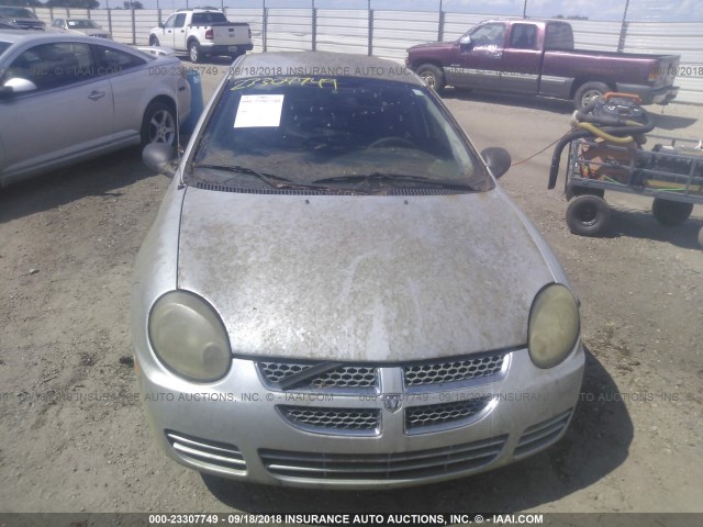 1B3ES26C53D206765 - 2003 DODGE NEON SE SILVER photo 6