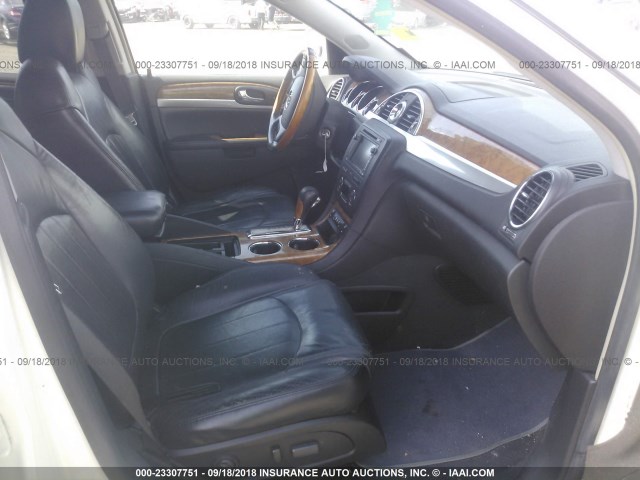 5GAER237X8J298080 - 2008 BUICK ENCLAVE CXL თეთრი ფოტო 5