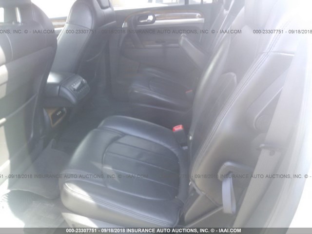 5GAER237X8J298080 - 2008 BUICK ENCLAVE CXL თეთრი ფოტო 8