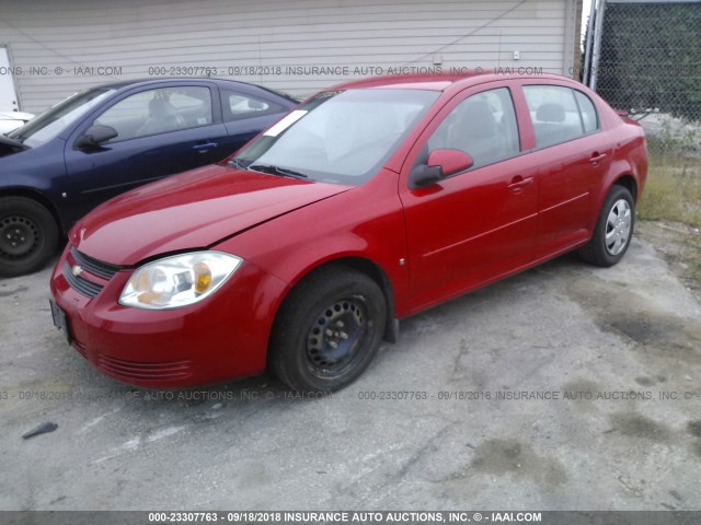 1G1AL58FX87118103 - 2008 CHEVROLET COBALT LT RED photo 2