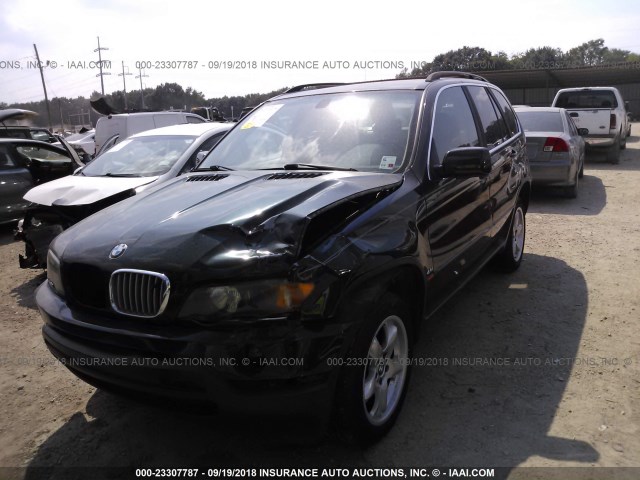 5UXFB33573LH44230 - 2003 BMW X5 4.4I BLACK photo 2