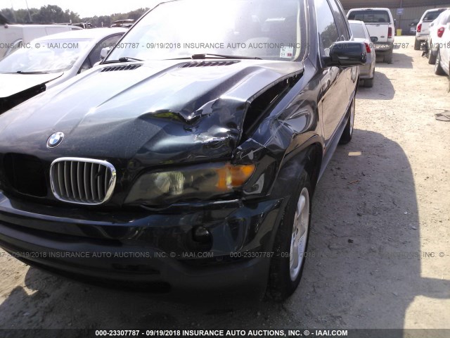5UXFB33573LH44230 - 2003 BMW X5 4.4I BLACK photo 6