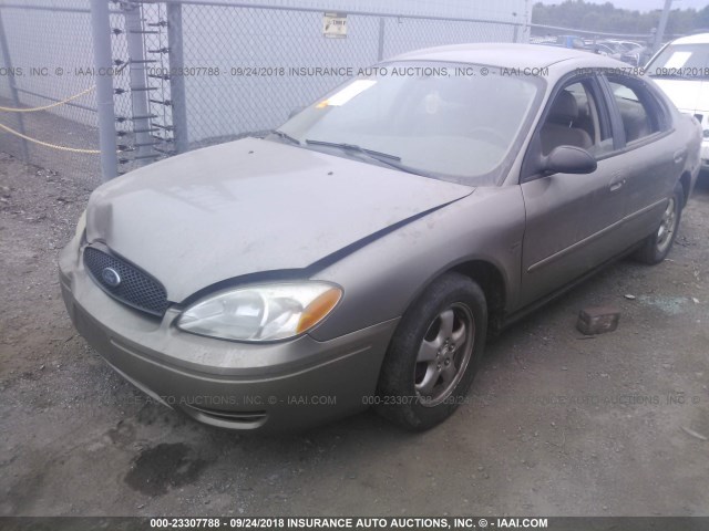 1FAFP55S04G201140 - 2004 FORD TAURUS SES BEIGE photo 2