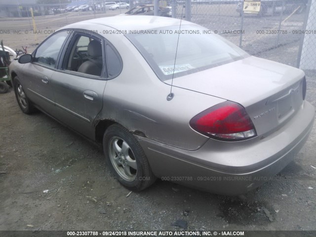 1FAFP55S04G201140 - 2004 FORD TAURUS SES BEIGE photo 3