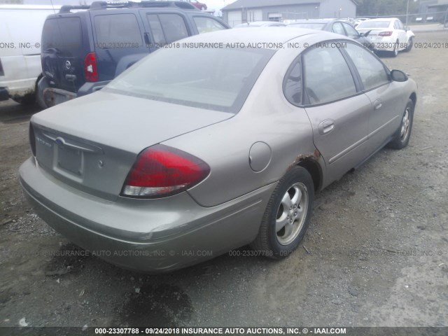 1FAFP55S04G201140 - 2004 FORD TAURUS SES BEIGE photo 4