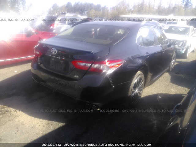 JTNB11HK3J3025486 - 2018 TOYOTA CAMRY L/LE/XLE/SE/XSE BLACK photo 4