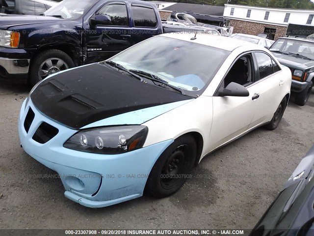 1G2ZF57B484261991 - 2008 PONTIAC G6 VALUE LEADER/BASE WHITE photo 2