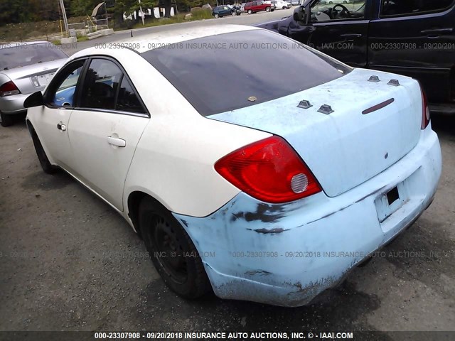 1G2ZF57B484261991 - 2008 PONTIAC G6 VALUE LEADER/BASE WHITE photo 3