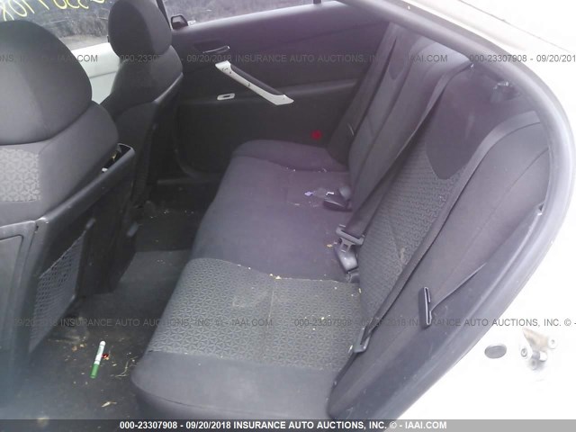 1G2ZF57B484261991 - 2008 PONTIAC G6 VALUE LEADER/BASE WHITE photo 8