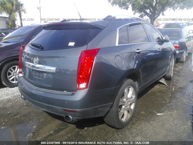 3GYFNCEY8AS507566 - 2010 CADILLAC SRX PREMIUM COLLECTION GRAY photo 4