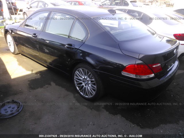 WBAHN83557DT77093 - 2007 BMW 750 BLACK photo 3