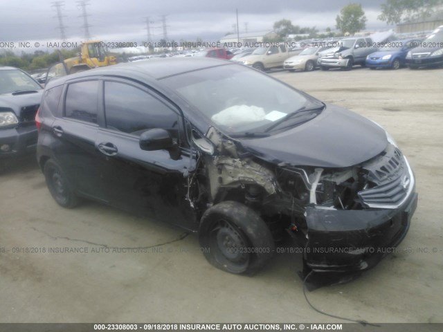 3N1CE2CP0EL437934 - 2014 NISSAN VERSA NOTE S/S PLUS/SV/SL BLACK photo 1